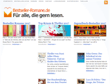 Tablet Screenshot of bestseller-romane.de